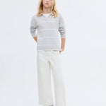 Mango jeans culotte1 in White - D2