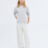Mango jeans culotte1 in White - D2