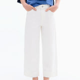 Mango jeans culotte1 in White - D6