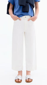 Mango jeans culotte1 in White - D6
