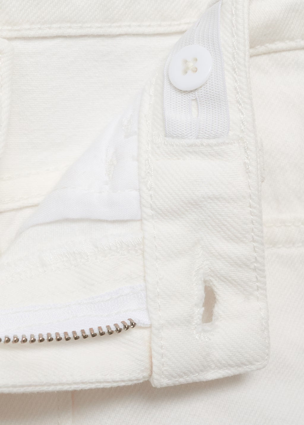 Mango jeans culotte1 in White - D8