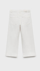 Mango jeans culotte1 in White - R