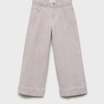 Mango jeans culotte1 in Mauve - B