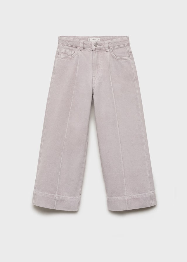 Mango jeans culotte1 in Mauve - B