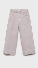 Mango jeans culotte1 in Mauve - B