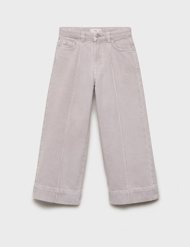 Mango jeans culotte1 in Mauve - B