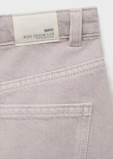 Mango jeans culotte1 in Mauve - D0