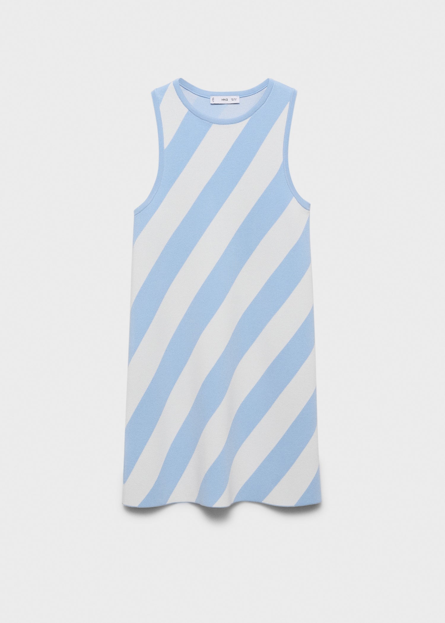 Mango dress rallado in Sky Blue - B