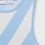 Mango dress rallado in Sky Blue - D8