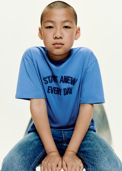 Mango t-shirt maybe in electric blue