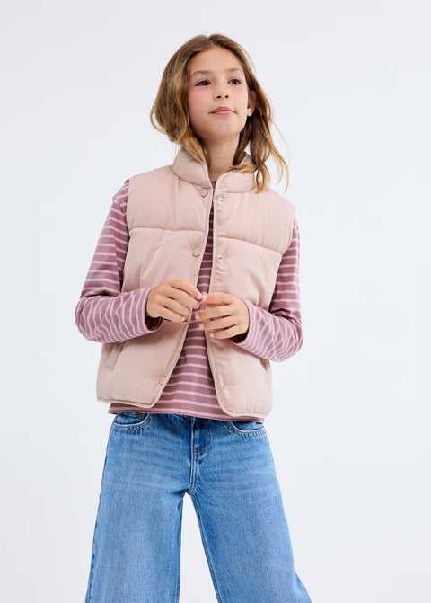Mango outer vest irina in pink