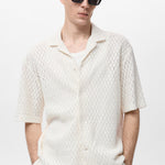 Mango shirt ditella in Off White