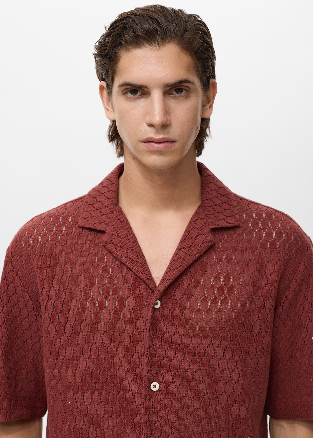 Mango shirt ditella in Cherry - D1