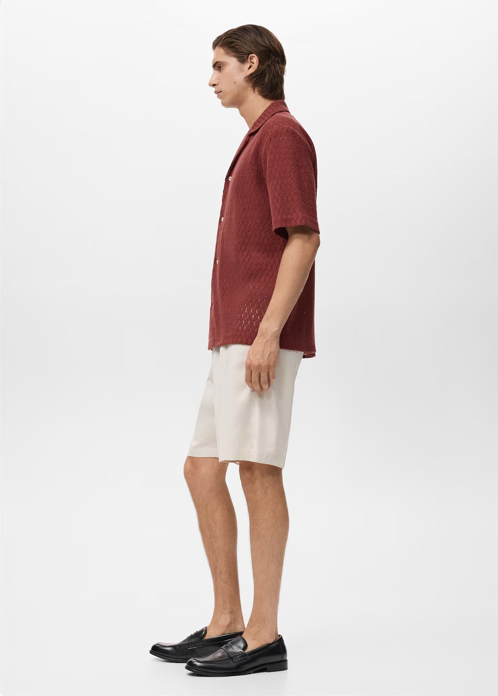 Mango shirt ditella in Cherry - D2