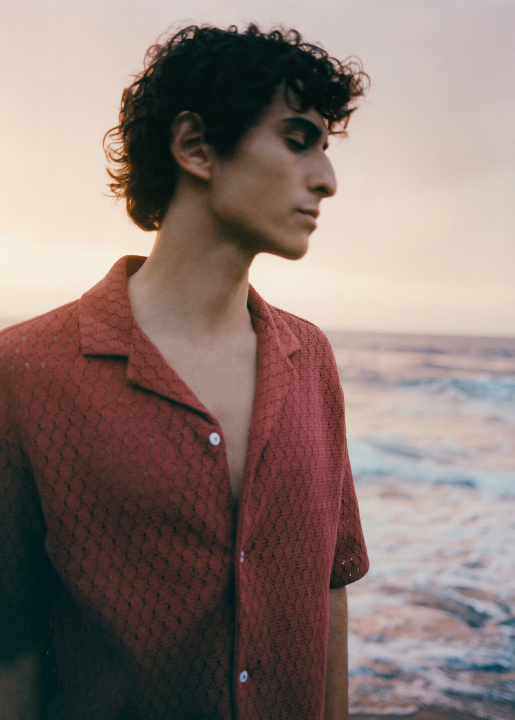 Mango shirt ditella in Cherry - D5