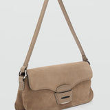 Mango shoulder bag mask in Camel