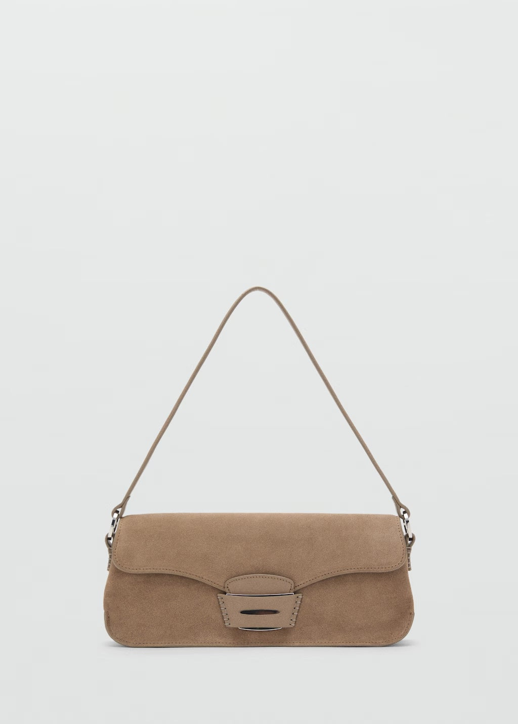 Mango shoulder bag mask in Camel - B