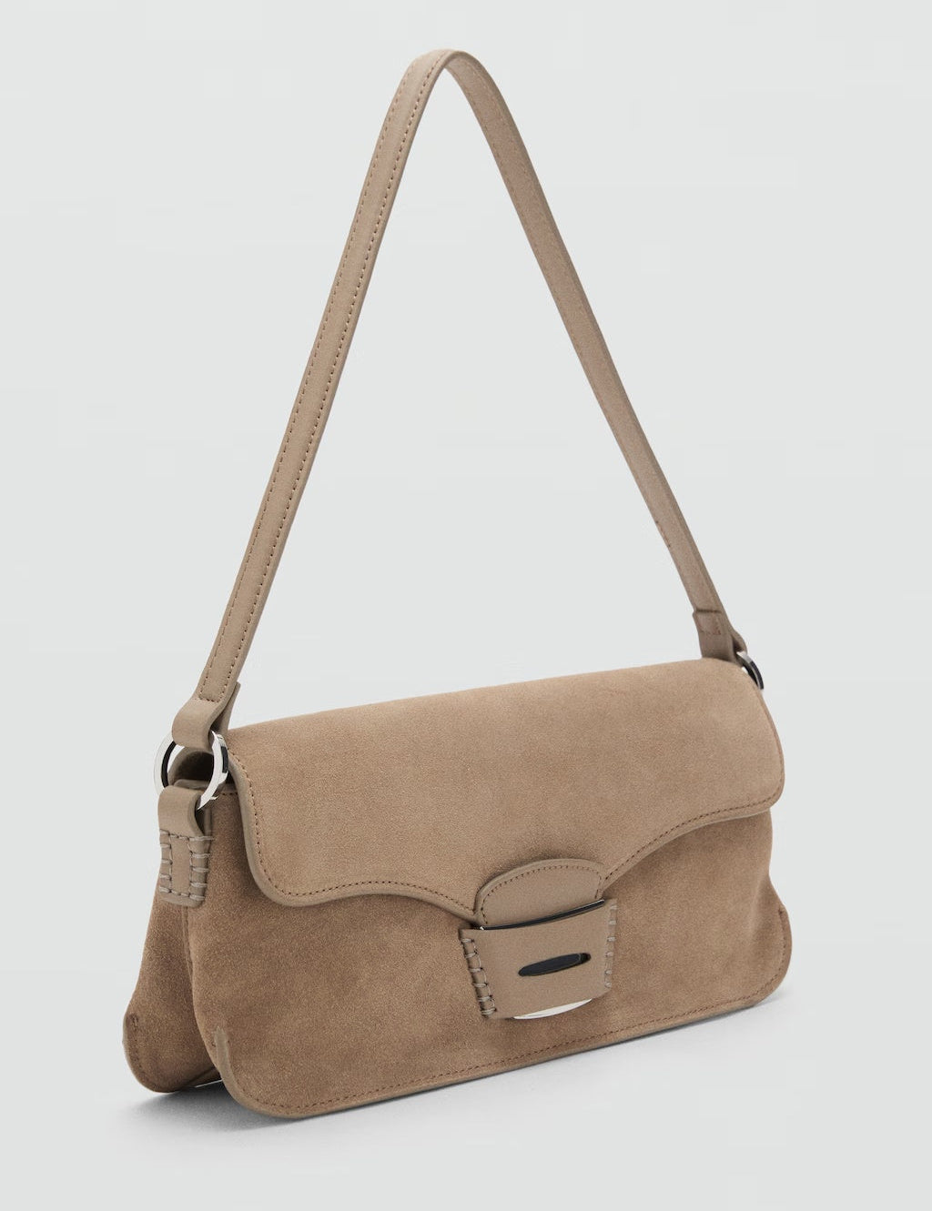 Mango shoulder bag mask in Camel
