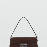 Mango shoulder bag mask in Chocolate - B