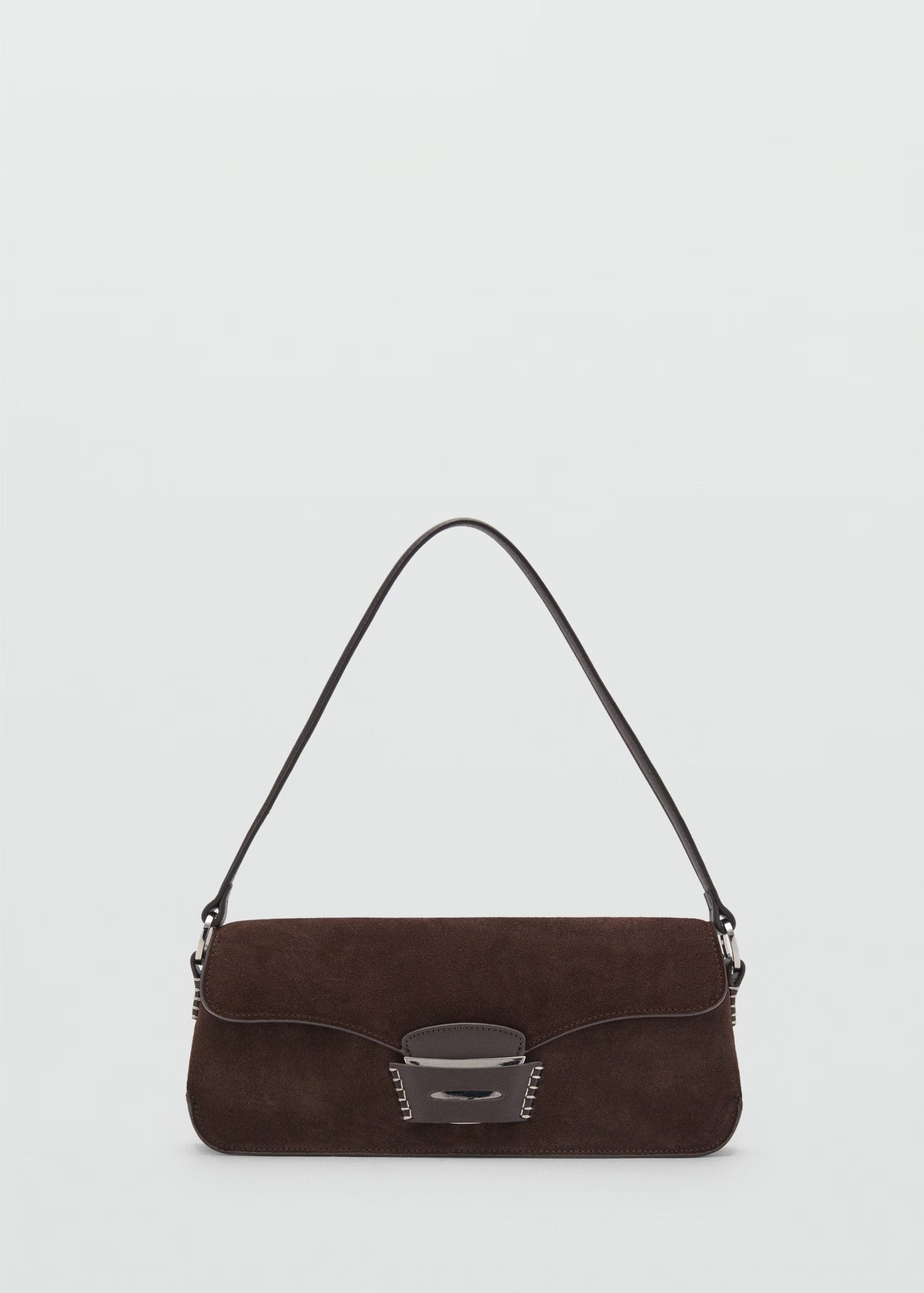 Mango shoulder bag mask in Chocolate - B