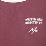 Mango t-shirt contrast in Cherry - D8