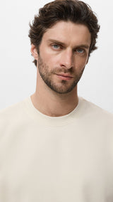 Mango t-shirt londonc in Sand - D1