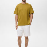 Mango t-shirt londonc in Ochre - 99999999_01