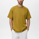 Mango t-shirt londonc in Ochre