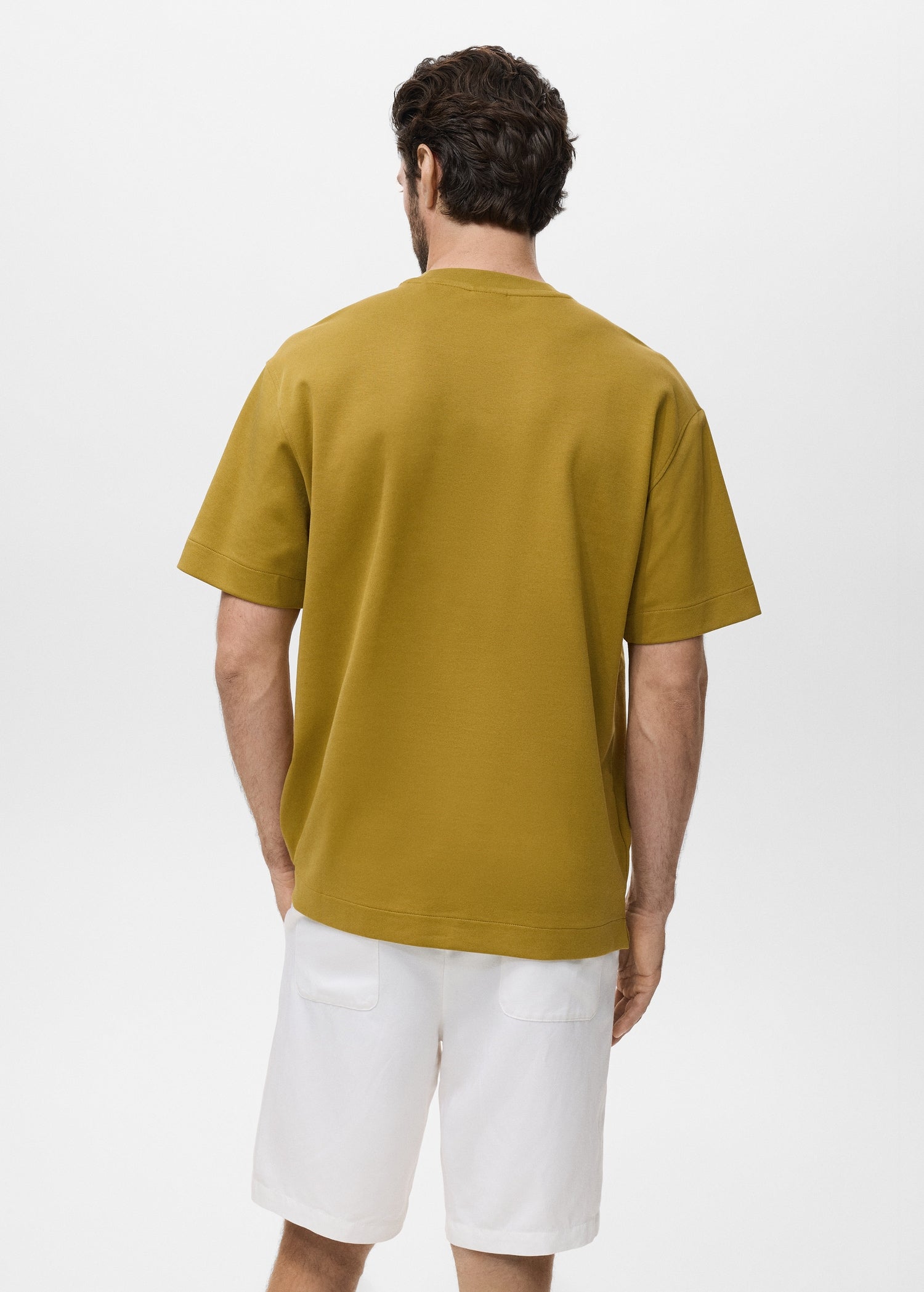 Mango t-shirt londonc in Ochre - R