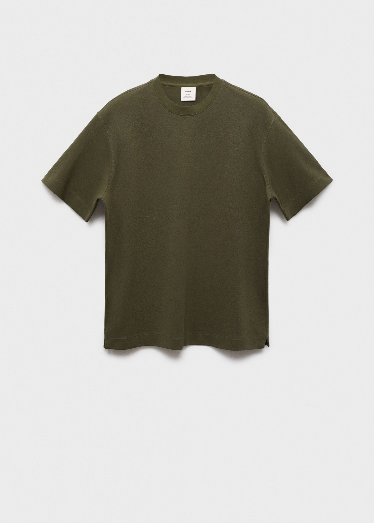 Mango t-shirt londonc in Khaki - B