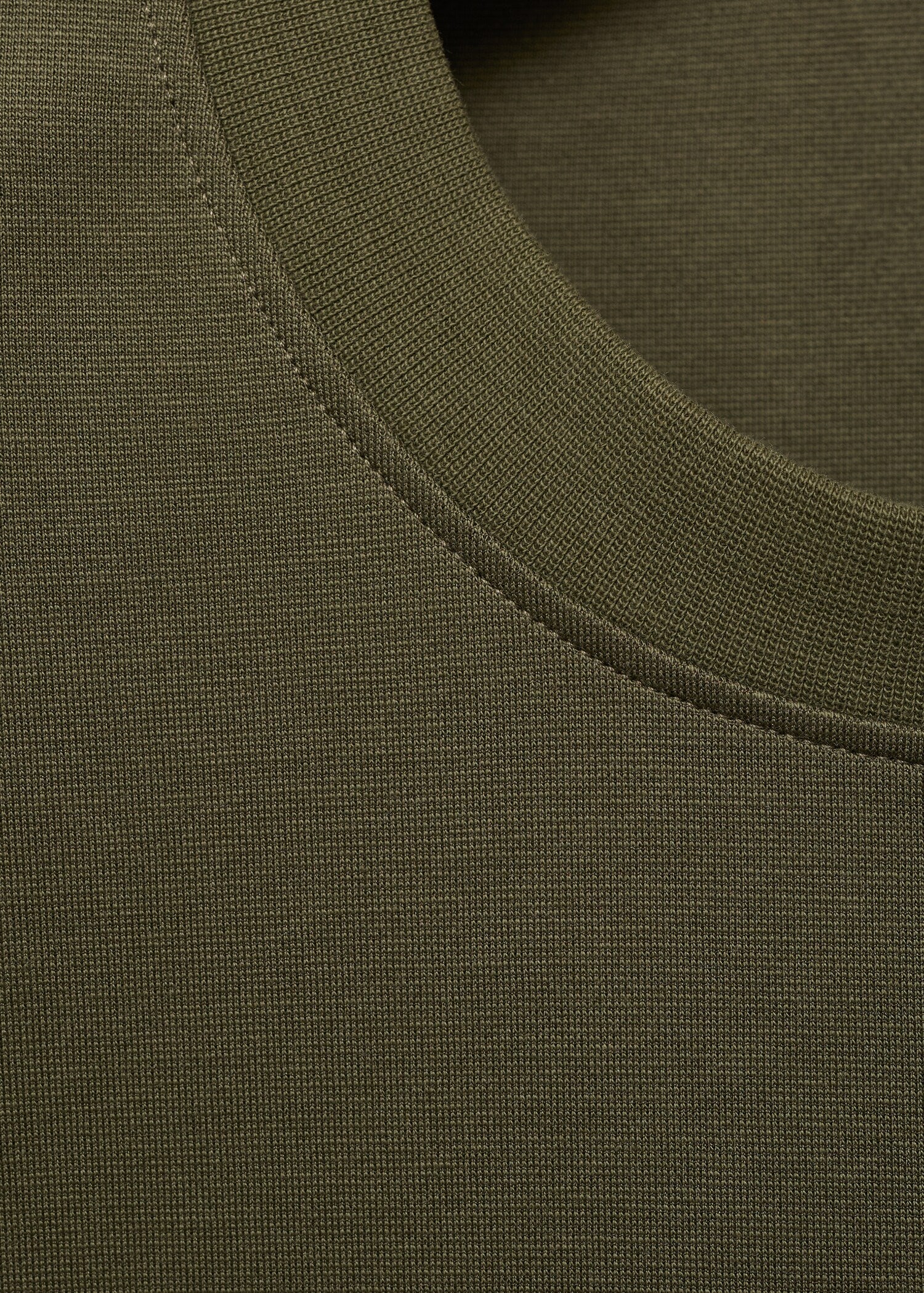 Mango t-shirt londonc in Khaki - D8