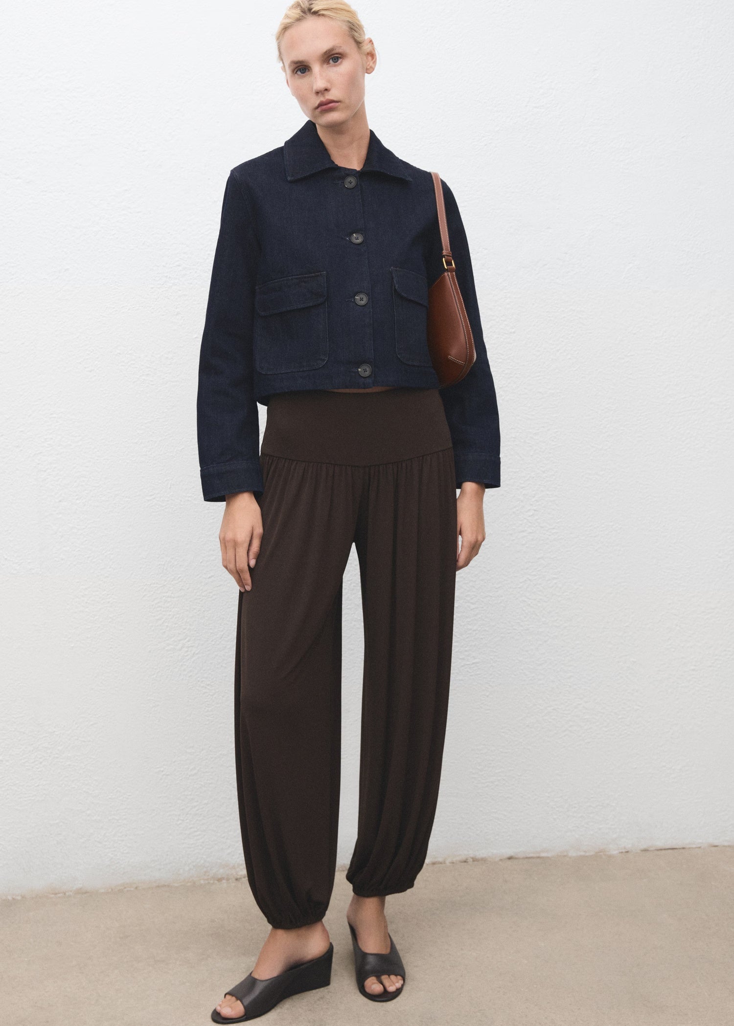 Mango shoulder bag romeo in Leather - 99999999_01