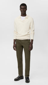 Mango trousers barna in Khaki - 99999999_01