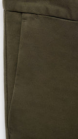 Mango trousers barna in Khaki - D0