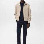 Mango trousers barna in Navy - 99999999_01