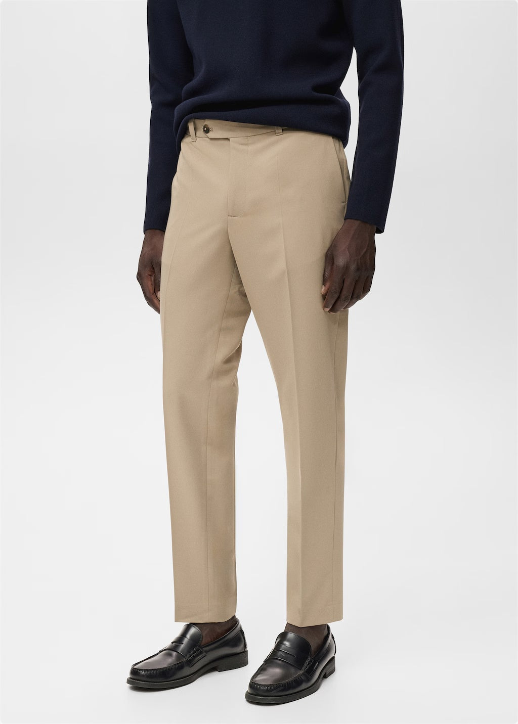 Mango trousers stanford in Beige