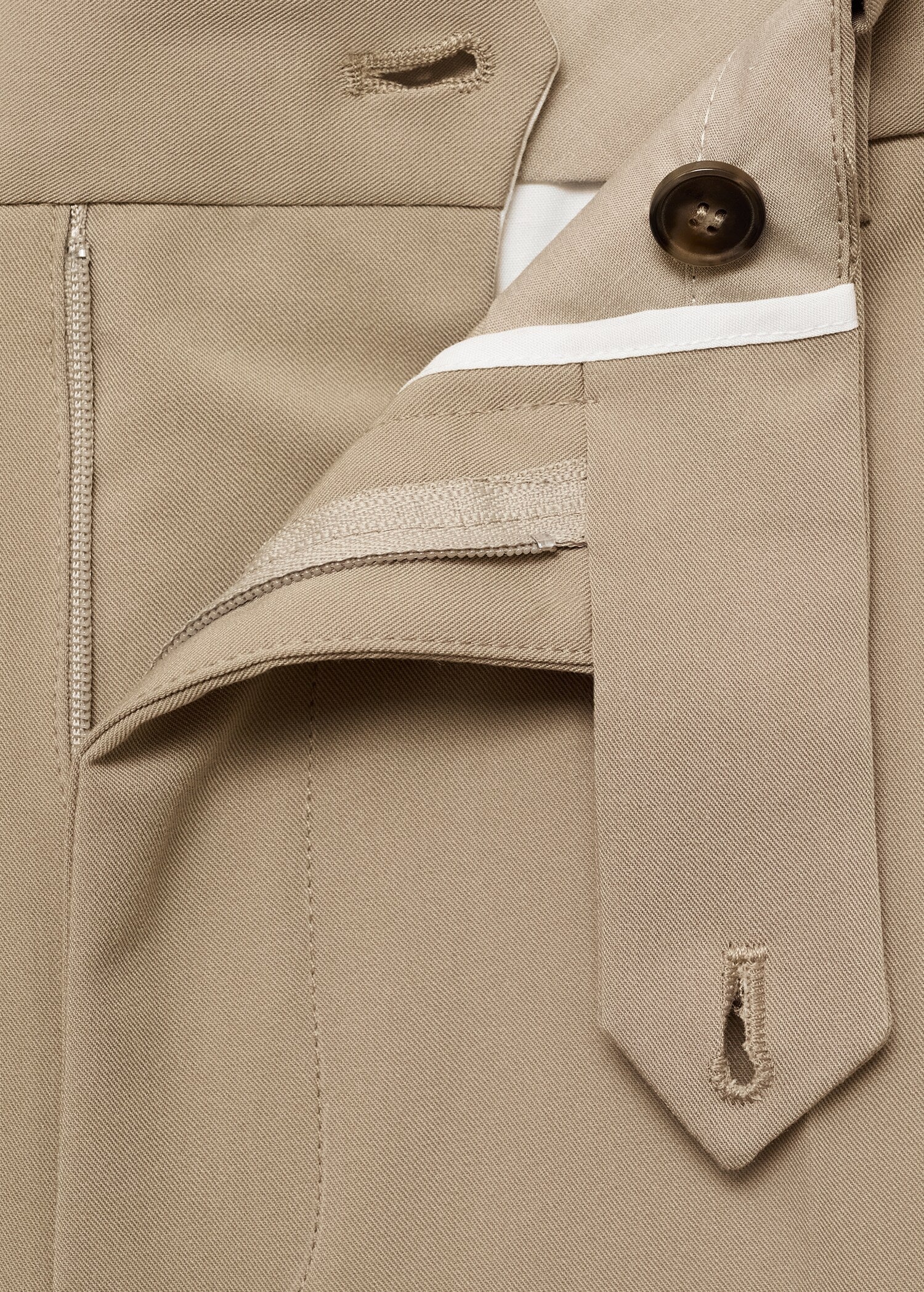 Mango trousers stanford in Beige - D8
