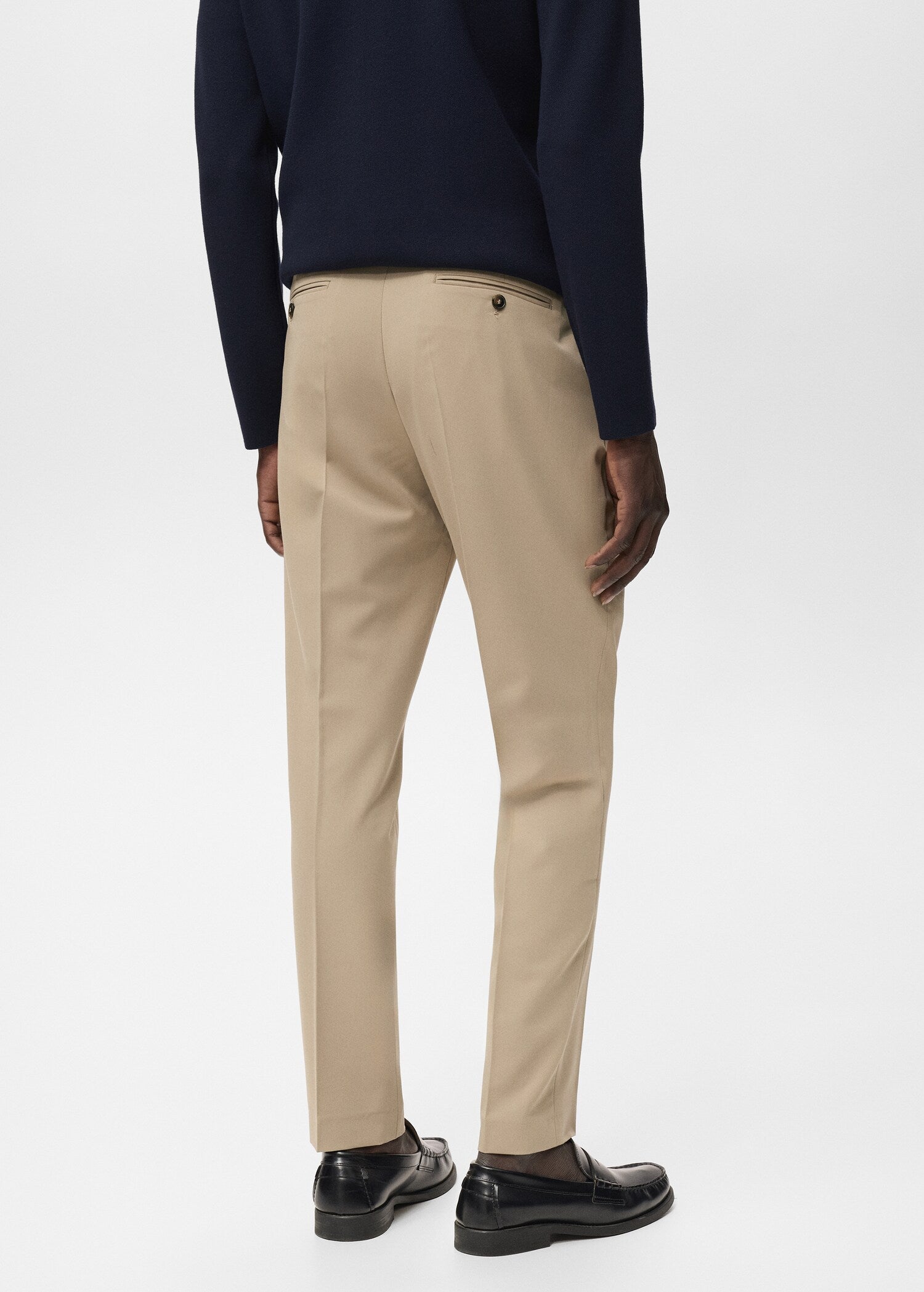 Mango trousers stanford in Beige - R