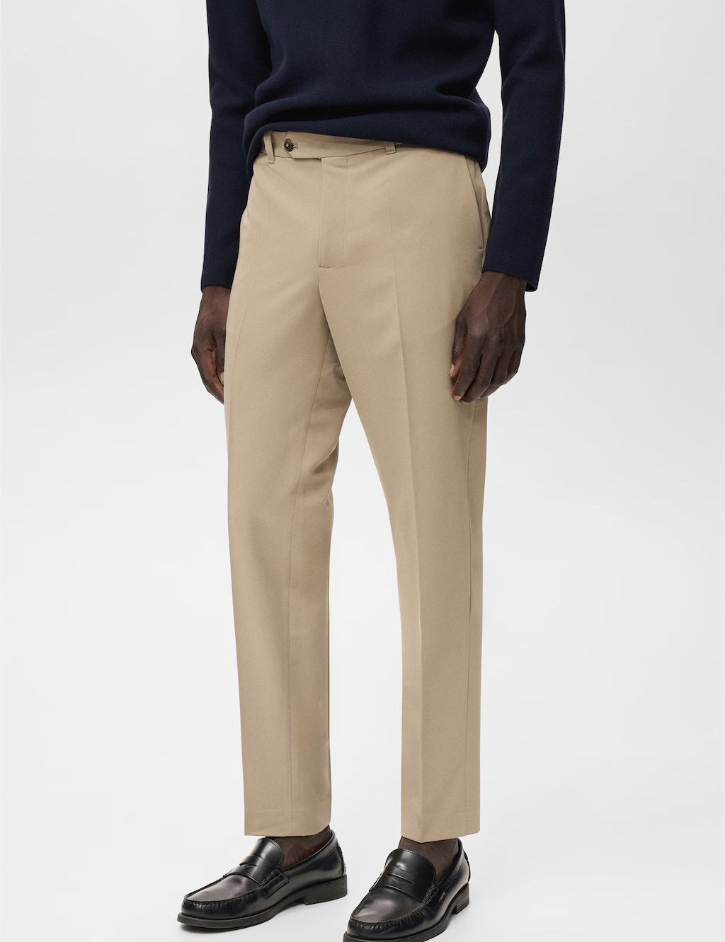 Mango trousers stanford in Beige