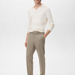 Mango trousers stanford in Khaki - 99999999_01