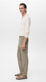 Mango trousers stanford in Khaki - D1