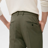Mango trousers stanford in Khaki - D2
