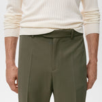 Mango trousers stanford in Khaki - D6