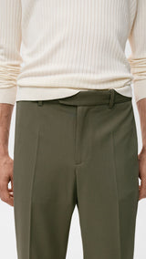 Mango trousers stanford in Khaki - D6