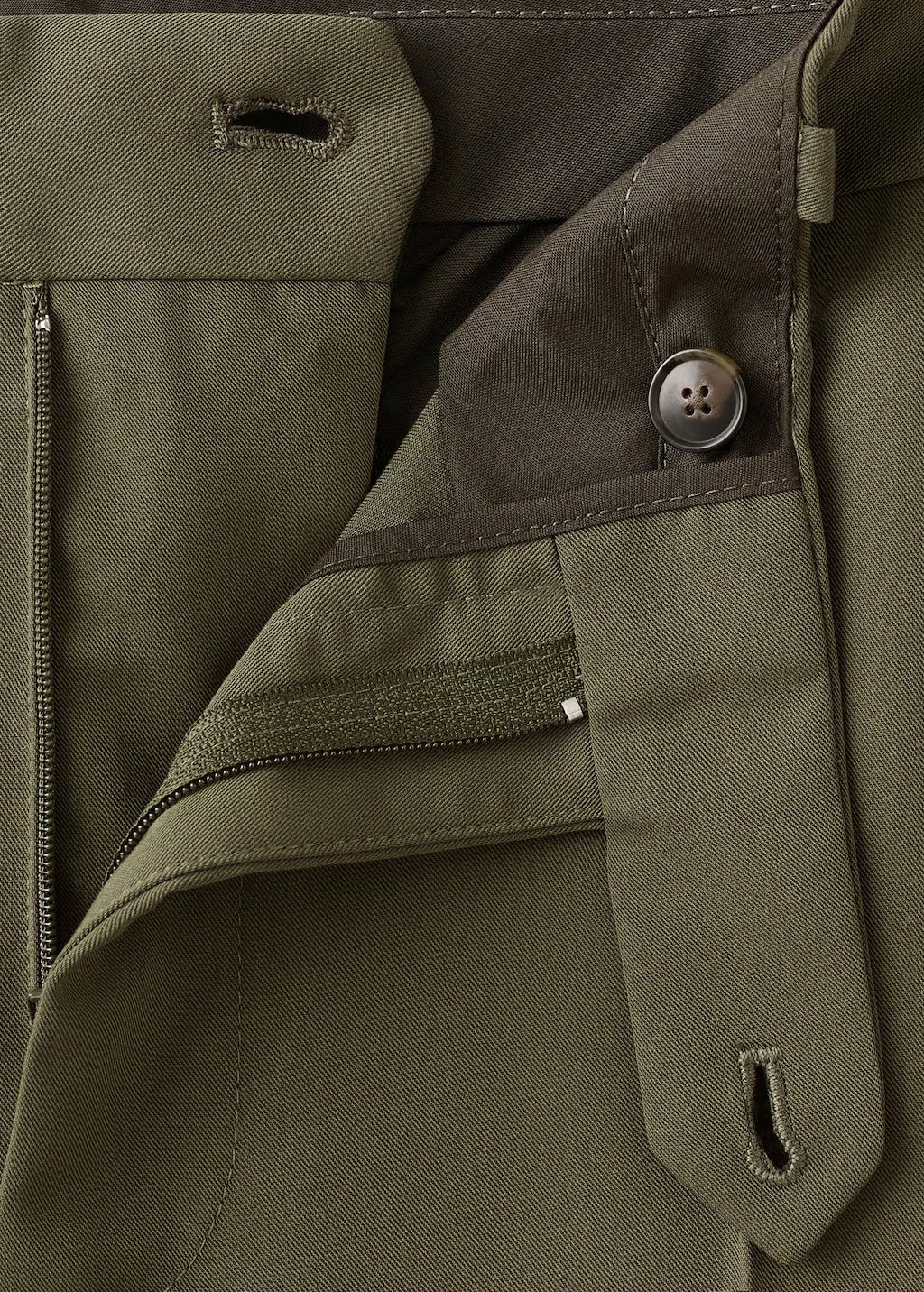 Mango trousers stanford in Khaki - D8