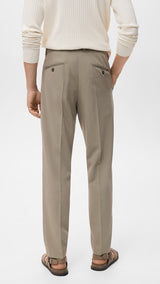 Mango trousers stanford in Khaki - R