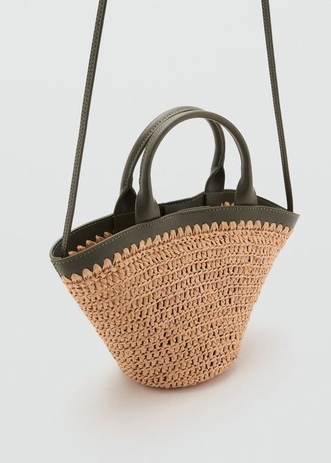Mango crossbody bag nido in khaki