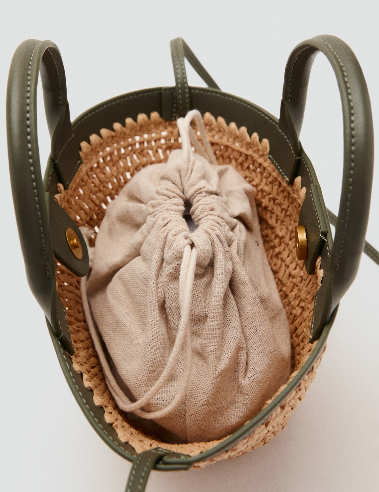 Mango crossbody bag nido in Khaki - D1