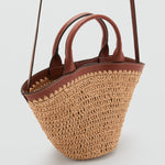 Mango crossbody bag nido in Leather