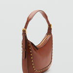 Mango shoulder bag serrat in Leather